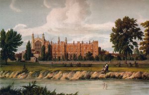 Eton College vom Fluss aus, 1911