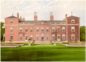 Euston Hall, Suffolk, Heim des Herzogs von Grafton, 1880