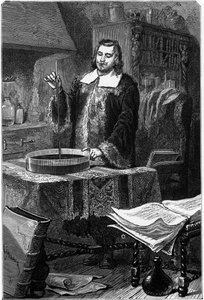 Evangelista Torricelli, italienischer Physiker, Erfinder des Quecksilberbarometers, 1643