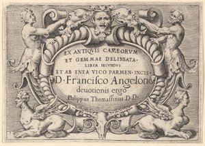 Ex Antiquis Cameorum et Gemmae Delineata Liber Secundus und ab Enea Vic..., veröffentlicht ca. 1599-1622 von Unbekannt