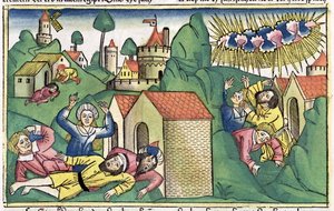Exodus 11:1-10: Der Tod der erstgeborenen Söhne, eine der sieben Plagen Ägyptens von Unbekannt