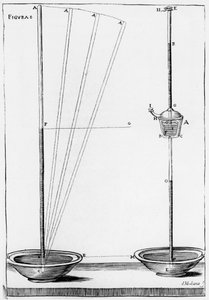 Experimentelle Barometer der Accademia dell Cimento, Florenz, Italien, 1691
