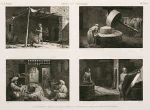 Herstellung, Verschiedene Handwerksindustrien, Ägypten, ca. 1798