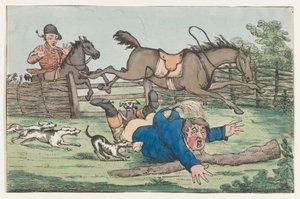 Gestürzter Reiter, 1780-1820