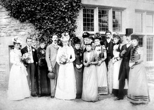 Familienfoto, ca. 1882