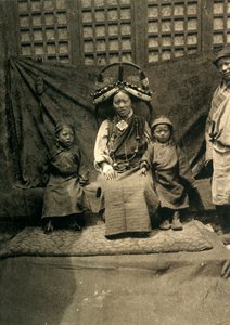 Familie des Gouverneurs von Tingri