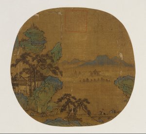 Fächer als Albumblatt, Ming-Dynastie, 1368-1644