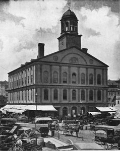 Faneuil Hall, Boston, USA, ca. 1900 von Unbekannt