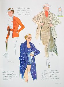 Modeillustration, 1935 von Unbekannt