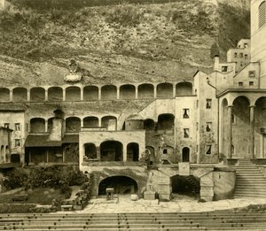 Faust-Stadt in der Felsenreitschule, Salzburg, Österreich, um 1935