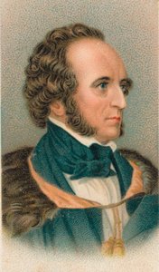 Felix Mendelssohn 1809-1847, deutscher Komponist, Pianist, Organist und Dirigent, 1911
