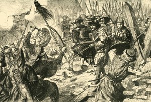 Letzter Angriff der Türken bei ihrer ersten Belagerung von Wien 1529, 1890