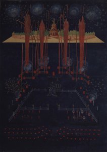 Feuerwerk und Beleuchtung am 10. Februar 1742, Mitte des 18. Jahrhunderts