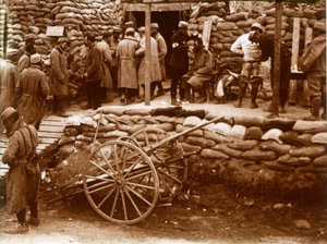 Erste-Hilfe-Posten, Ablain-Saint-Nazaire, Nordfrankreich, um 1914-1918