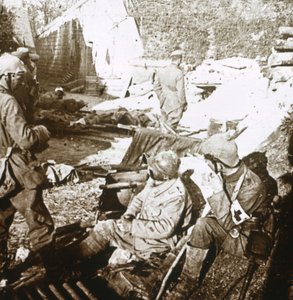 Erste-Hilfe-Posten, Verdun, Nordfrankreich, ca. 1914-ca. 1918