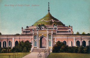 Grab des ersten Königs von Oudh. Lucknow, um 1900