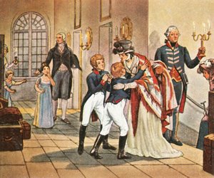 Erstes Treffen von Königin Louise und ihren Kindern nach der Schlacht bei Jena, 18. Oktober 1806, 1936