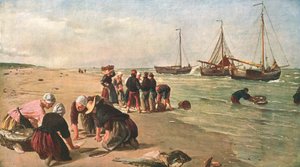 Fische von der Doggerbank, Scheveningen, Holland, 1870, um 1902
