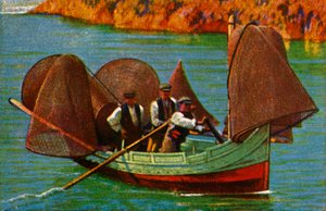 Fischerboot, Malta, ca. 1928