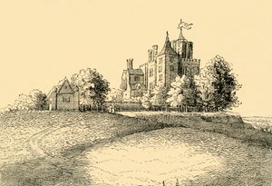 Flamsteed House aus Hollars Long View, ca. 1878