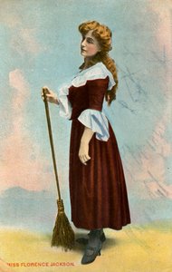 Florence Jackson, britische Schauspielerin, um 1908
