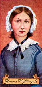 Florence Nightingale, aus einer Serie von Zigarettenkarten, 1935 von Unbekannt
