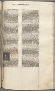 Fol. 341r, Daniel, historiierte Initiale A, Daniel in der Löwengrube, um 1275-1300 von Unbekannt