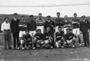 Fußballmannschaft, Hammerfest, Nordnorwegen, 20. Juli 1929