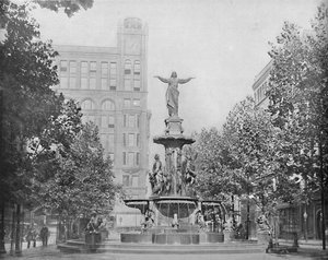 Fountain Square, Cincinnati, Ohio, ca. 1897