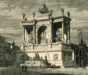 Brunnen des Alexander Severus, Rom von Unbekannt