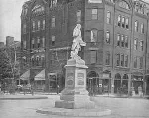 Franklin-Statue, Washington, D.C., ca. 1897