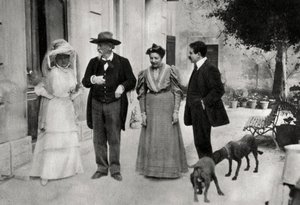 Frédéric Mistral, französischer Schriftsteller, 1906