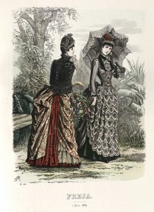 Freja illustrierte skandinavische Modezeitung 1885, Illustration Nr. 13