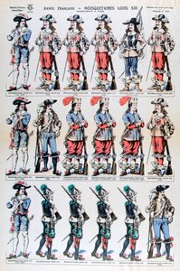 Französische Armee, Musketiere von Ludwig XIII., 17. Jahrhundert, 19. Jahrhundert von Unbekannt