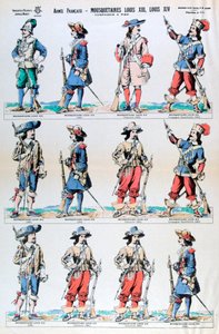 Französische Armee, Musketiere von Ludwig XIII. und Ludwig XIV. von Unbekannt