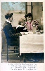Französische Postkarte, um 1900