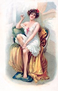 Französische Postkarte, ca. 1900