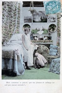 Französische Postkarte, um 1900