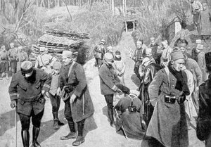 Französische Kolonialsoldaten in der Picardie, Frankreich, Erster Weltkrieg, 1915