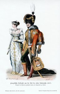 Französische Hofkleidung zur Zeit des ersten Kaiserreichs, 1807