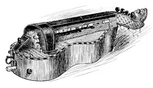 Französische Drehleier oder Vielle, ca. 1750, 1901