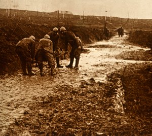 Französische Soldaten, Froideterre, Frankreich, um 1914-1918
