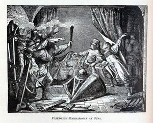 Friedrich Barbarossa in Susa, 1882 von Unbekannt