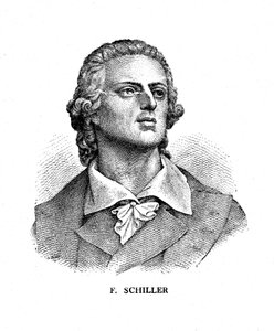Friedrich Schiller, deutscher Dichter, Philosoph, Historiker und Dramatiker