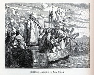 Friedrich überquert nach Kleinasien, 1882