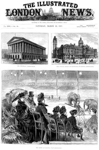Titelseite der Illustrated London News, 1887