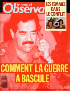 Titelseite von Le Nouvel Observateur, Februar 1991