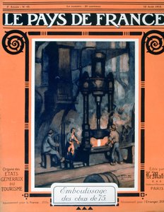 Titelseite von Le Pays de France, 12. August 1915