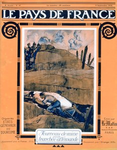 Titelseite von Le Pays de France, 9. September 1915
