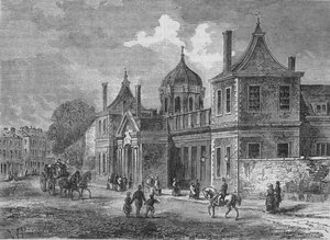 Vorderseite des Montagu House, Great Russell Street, Bloomsbury, London, 1830 1878 von Unbekannt